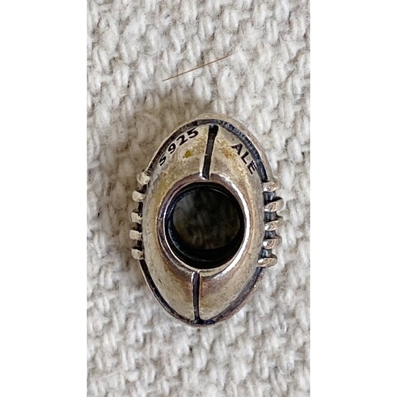 Authentic Pandora Retired Football Ball sterling silver charm ✨️ - Picture 5 of 5